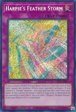 Harpie's Feather Storm (Secret Rare) (RA01-EN073) - Secret Rare - 25th Anniversary Rarity Collection