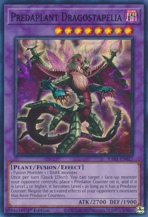 Predaplant Dragostapelia (RA01-EN027) - Super Rare - 25th Anniversary Rarity Collection