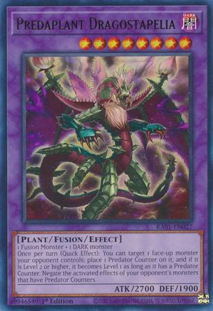Predaplant Dragostapelia (UR) (RA01-EN027) - Ultra Rare - 1st Edition - 25th Anniversary Rarity Collection