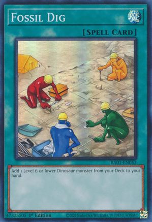 Fossil Dig (RA01-EN053) - Super Rare - 25th Anniversary Rarity Collection