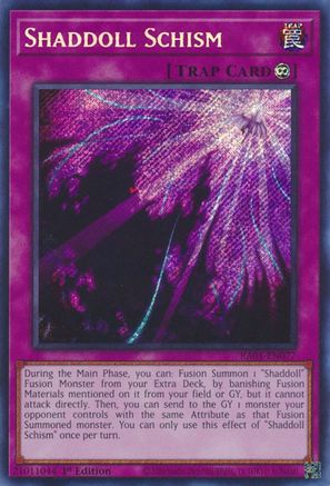 Shaddoll Schism (Secret Rare) (RA01-EN077) - Secret Rare - 25th Anniversary Rarity Collection