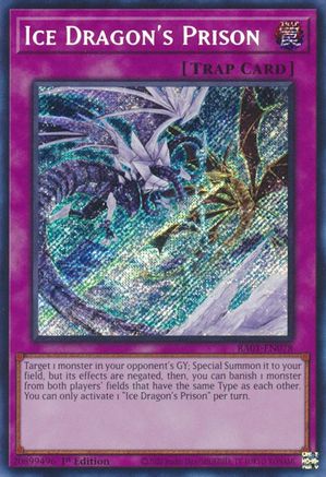 Ice Dragon's Prison (Secret Rare) (RA01-EN078) - Secret Rare - 1st Edition - 25th Anniversary Rarity Collection