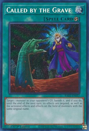 Called by the Grave (Secret Rare) (RA01-EN057) - Secret Rare - 1st Edition - 25th Anniversary Rarity Collection