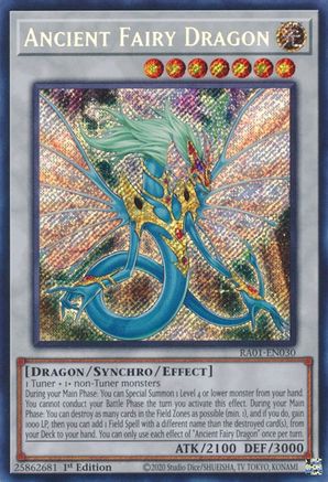 Ancient Fairy Dragon (Secret Rare) (RA01-EN030) - Secret Rare - 1st Edition - 25th Anniversary Rarity Collection