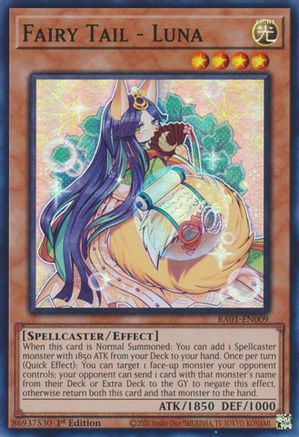Fairy Tail - Luna (RA01-EN009) - Super Rare - 25th Anniversary Rarity Collection