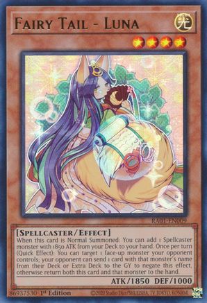 Fairy Tail - Luna (UR) (RA01-EN009) - Ultra Rare - 25th Anniversary Rarity Collection