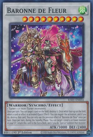 Baronne de Fleur (RA01-EN034) - Super Rare - 25th Anniversary Rarity Collection