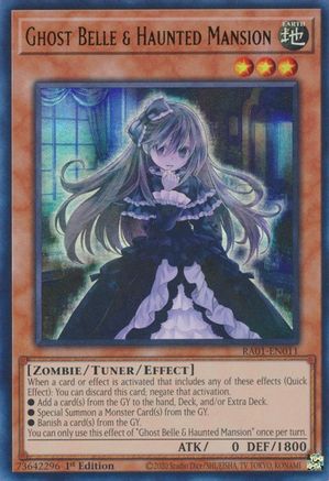 Ghost Belle & Haunted Mansion (UR) (RA01-EN011) - Ultra Rare - 25th Anniversary Rarity Collection
