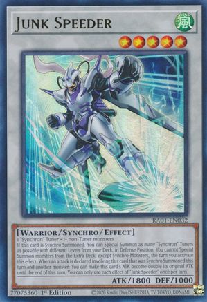 Junk Speeder (UR) (RA01-EN032) - Ultra Rare - 25th Anniversary Rarity Collection