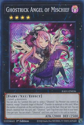 Ghostrick Angel of Mischief (RA01-EN036) - Super Rare - 25th Anniversary Rarity Collection