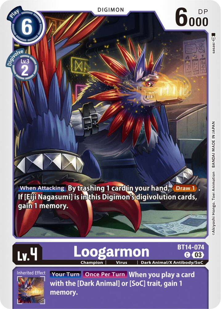 Loogarmon BT14-074 C (Blast Ace) 