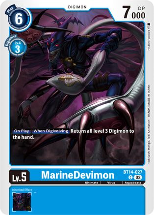 MarineDevimon (BT14-027)  Common - Blast Ace