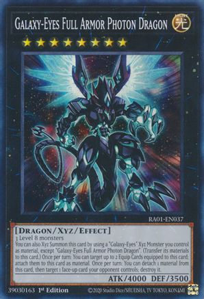 Galaxy-Eyes Full Armor Photon Dragon (RA01-EN037) - Super Rare - 25th Anniversary Rarity Collection