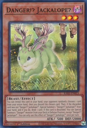 Danger!? Jackalope? (RA01-EN013) - Super Rare - 25th Anniversary Rarity Collection