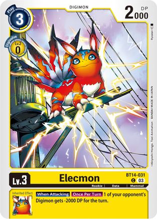 Elecmon (BT14-031)  Common - Blast Ace