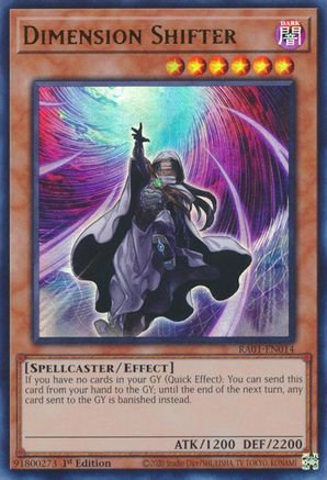Dimension Shifter (UR) (RA01-EN014) - Ultra Rare - 1st Edition - 25th Anniversary Rarity Collection