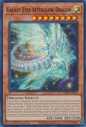Galaxy-Eyes Afterglow Dragon (UR) (RA01-EN017) - Ultra Rare - 1st Edition - 25th Anniversary Rarity Collection