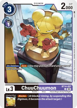 ChuuChuumon (BT14-057)  Common - Blast Ace