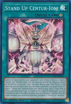 Stand Up Centur-Ion! (VASM-EN020) - Super Rare - Valiant Smashers