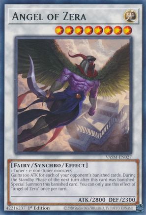 Angel of Zera (VASM-EN027) - Rare - 1st Edition - Valiant Smashers
