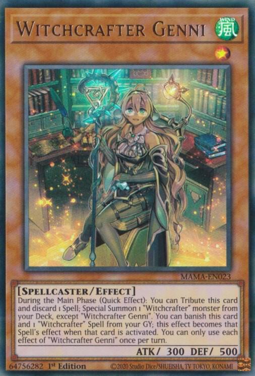 Witchcrafter Genni MAMA-EN023 (Magnificent Mavens)  - 1st Edition