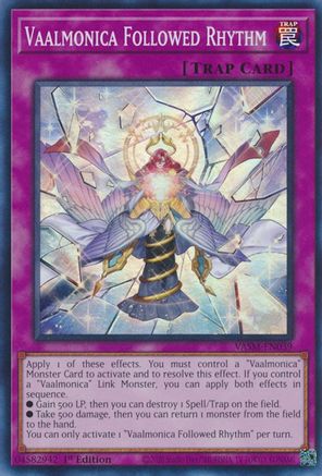 Vaalmonica Followed Rhythm (VASM-EN039) - Super Rare - Valiant Smashers