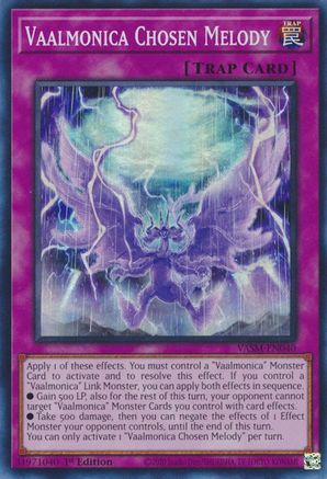 Vaalmonica Chosen Melody (VASM-EN040) - Super Rare - Valiant Smashers