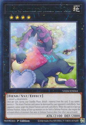 Number 41: Bagooska the Terribly Tired Tapir (VASM-EN044) - Rare - 1st Edition - Valiant Smashers