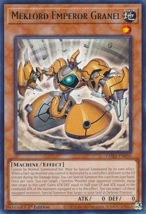 Meklord Emperor Granel (VASM-EN050) - Rare - 1st Edition - Valiant Smashers