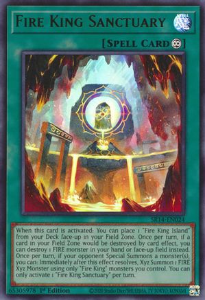 Fire King Sanctuary (SR14-EN024) - Ultra Rare - Structure Deck: Fire Kings