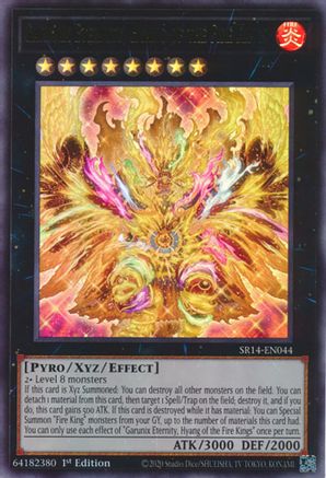 Garunix Eternity, Hyang of the Fire Kings (SR14-EN044) - Ultra Rare - Structure Deck: Fire Kings