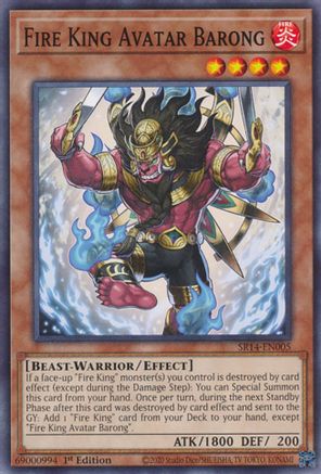 Fire King Avatar Barong (SR14-EN005) - Common - Structure Deck: Fire Kings