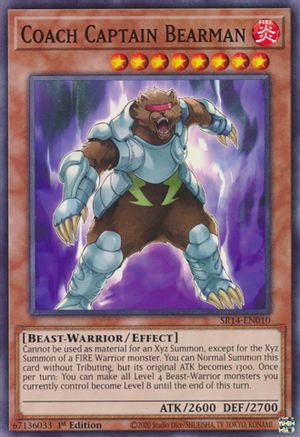 Coach Captain Bearman (SR14-EN010) - Common - Structure Deck: Fire Kings