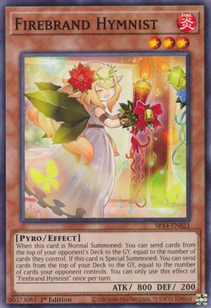 Firebrand Hymnist (SR14-EN021) - Common - Structure Deck: Fire Kings