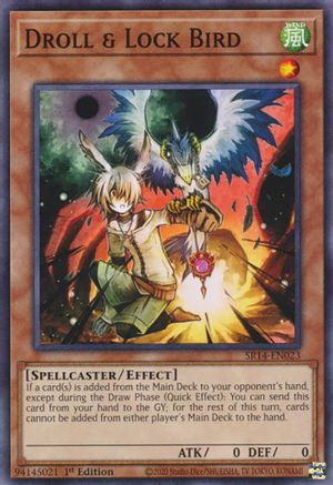 Droll & Lock Bird (SR14-EN023) - Common - 1st Edition - Structure Deck: Fire Kings
