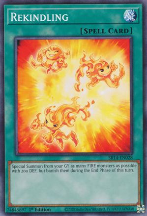 Rekindling (SR14-EN028) - Common - 1st Edition - Structure Deck: Fire Kings
