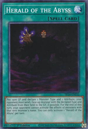Herald of the Abyss (SR14-EN032) - Common - 1st Edition - Structure Deck: Fire Kings