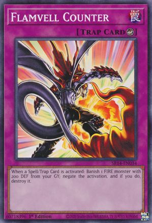 Flamvell Counter (SR14-EN034) - Common - Structure Deck: Fire Kings