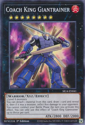 Coach King Giantrainer (SR14-EN041) - Common - Structure Deck: Fire Kings