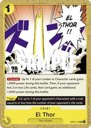 El Thor (OP05-114) - Normal Uncommon - Awakening of the New Era