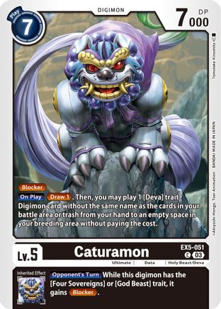 Caturamon (EX5-051)  Common - Animal Colosseum