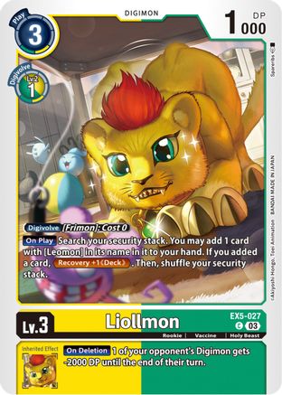 Liollmon (EX5-027)  Common - Animal Colosseum
