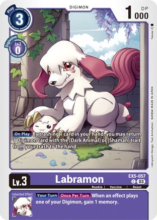 Labramon (EX5-057)  Common - Animal Colosseum
