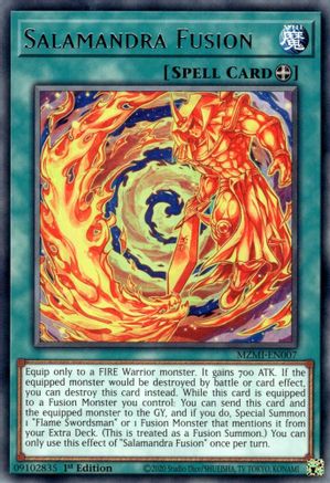 Salamandra Fusion (MZMI-EN007) - Rare - Maze of Millennia