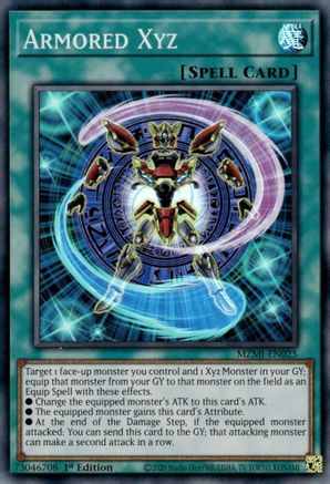 Armored Xyz (MZMI-EN025) - Super Rare - Maze of Millennia