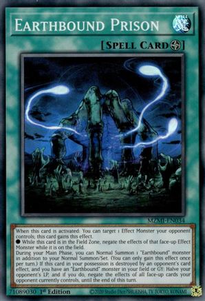 Earthbound Prison (MZMI-EN034) - Super Rare - 1st Edition - Maze of Millennia