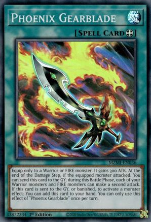 Phoenix Gearblade (MZMI-EN036) - Super Rare - Maze of Millennia