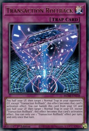 Transaction Rollback (MZMI-EN038) - Ultra Rare - Maze of Millennia