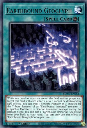 Earthbound Geoglyph (MZMI-EN052) - Rare - Maze of Millennia