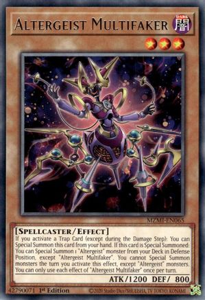 Altergeist Multifaker (MZMI-EN065) - Rare - 1st Edition - Maze of Millennia